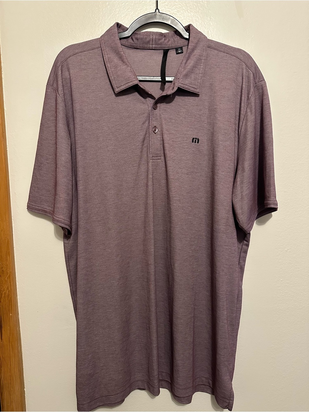 Travis Mathew Golf Polo Men's XXL Grey Heather Performance